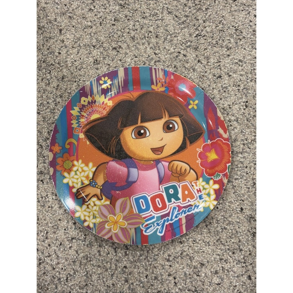 Nickelodeon 2013 Zak Designs Children's Melamine Plates Dora‎ The Explorer